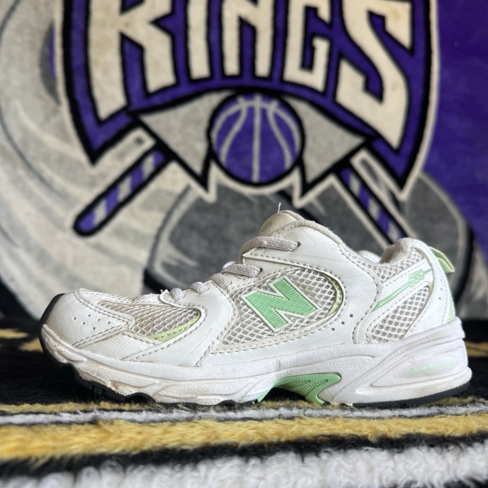 Size 3y - Little Kid's New Balance 530 White Green (PS) PZ530SM